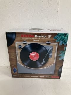 ION PREMIER LP WIRELESS TURNTABLE WITH BUILT IN STEREO SPEAKERS