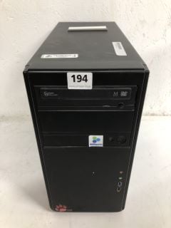 REDCAT PC IN BLACK. (UNIT ONLY(NO POWER CABLE)) (HARD DRIVE REMOVED TO BE SOLD AS SALVAGE/SPARES). [JPTN41093]