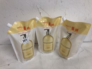 3 X BAYLIS AND HARDING HAND WASH