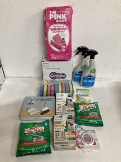 QTY OF ITEMS INC THE PINK STUFF MIRACLE WINDOW CLEANING KIT