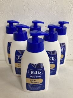 QTY OF E45 DAILY CARE 24HR MOISTURISING CREAM