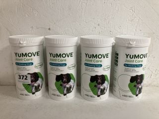 4 X YUMOVE JOINT CARE FOR WORKING DOGS 10-25