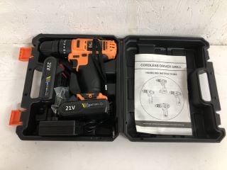 CORDLESS DRIVER DRILL