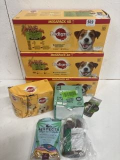 QTY OF ITEMS INC PEDIGREE MEGAPACK 40 PET FOOD