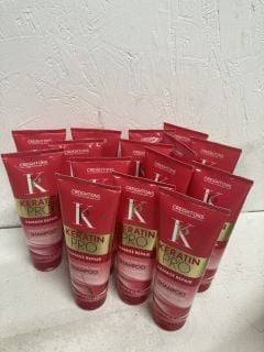 QTY OF CREIGHTONS KERATIN PRO STRENGTHENING SHAMPOO