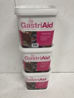 3 X GASTRIAID ANIMAL FEED BBE:03/24