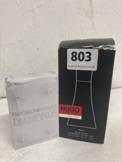 2 X ITEMS INC HUGO BOSS DEEP RED WOMENS PERFUME