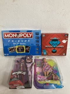 QTY OF ITEMS INC MONOPOLY FRIENDS EDITION