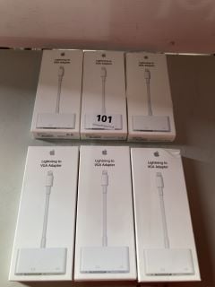 6 X APPLE LIGHTNING TO VGA ADAPTERS