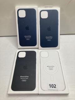 4 X APPLE IPHONE 14 PLUS CASES