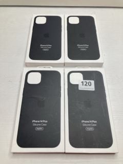 4 X APPLE IPHONE 14 PLUS CASES