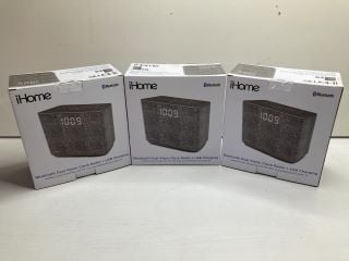 IHOME BLUETOOTH DUAL ALARM CLOCK RADIO