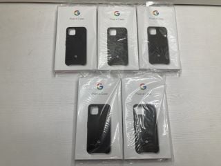 5 X GOOGLE PIXEL 4 CASES