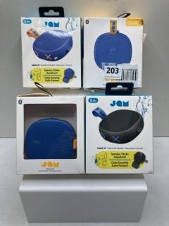 4 X JAM HANG UP WATERPROOF SPEAKERS