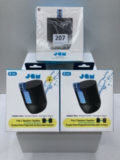 3 X JAM DOUBLE CHILL WATERPROOF SPEAKERS