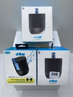 3 X JAM DOUBLE CHILL WATERPROOF SPEAKERS