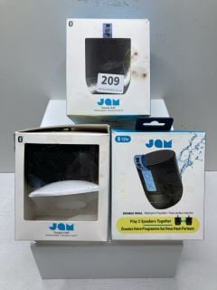 3 X JAM DOUBLE CHILL WATERPROOF SPEAKERS