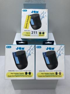 3 X JAM DOUBLE CHILL WATERPROOF SPEAKERS