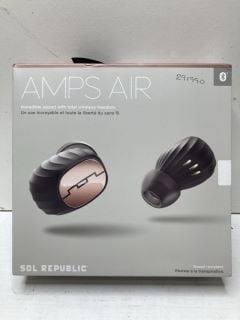 SOL REPUBLIC AMPS AIR EARBUDS WITH CHARGING CASE