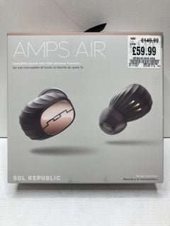 SOL REPUBLIC AMPS AIR EARBUDS WITH CHARGING CASE