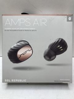 SOL REPUBLIC AMPS AIR EARBUDS WITH CHARGING CASE