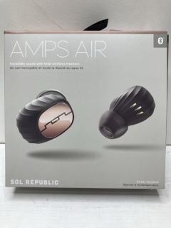 SOL REPUBLIC AMPS AIR EARBUDS WITH CHARGING CASE