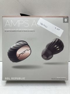 SOL REPUBLIC AMPS AIR EARBUDS WITH CHARGING CASE