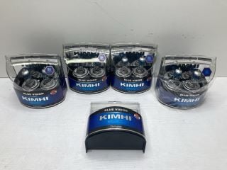 5 X KIMCHI BLUE VISION HALOGEN LIGHT BULBS