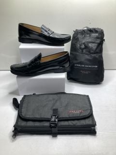 3 X JOHN LEWIS ITEMS INC BLACK IVY LEATHER LOAFER