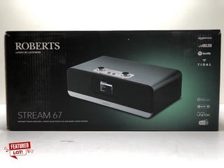 ROBERTS STREAM 67 INTERNET RADIO RRP: £476.93