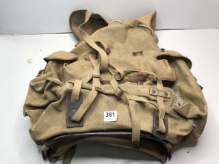 BEIGE BACKPACK