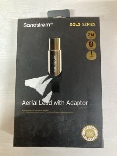 10 X SANDSTROM GOLD SERIES CABLES INC AERIAL LEAD WITH ADAPTOR