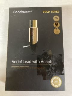 10 X SANDSTROM GOLD SERIES CABLES INC AERIAL LEAD WITH ADAPTOR