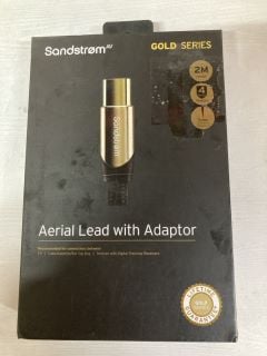 10 X SANDSTROM GOLD SERIES CABLES INC AERIAL LEAD WITH ADAPTOR