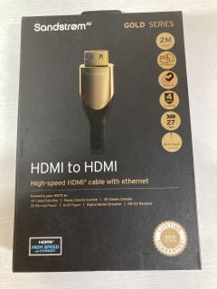 10 X SANDSTROM GOLD SERIES CABLES INC HDMI TO HDMI