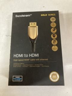 10 X SANDSTROM GOLD SERIES CABLES INC HDMI TO HDMI