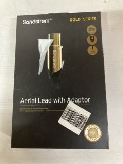 10 X SANDSTROM GOLD SERIES CABLES INC AERIAL LEAD WITH ADAPTOR