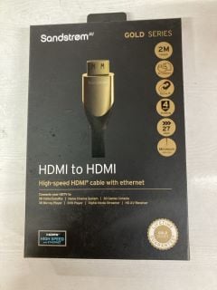 10 X SANDSTROM GOLD SERIES CABLES INC HDMI TO HDMI