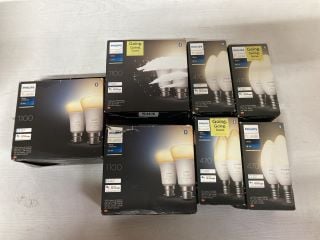 7 X PHILLIPS ITEMS INC HUE 1100 LIGHT BULBS