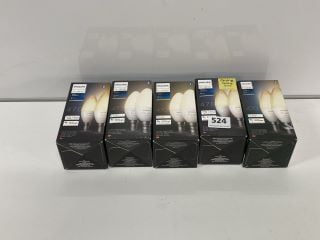 5 X PHILIPS HUE 470 LIGHT BULBS