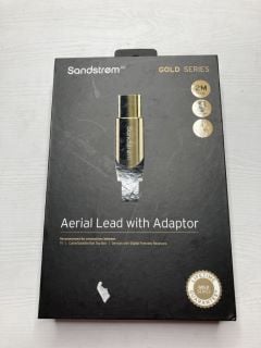 10 X SANDSTROM GOLD SERIES CABLES INC AERIAL LEAD WITH ADAPTOR