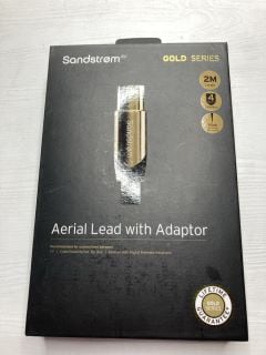 10 X SANDSTROM GOLD SERIES CABLES INC AERIAL LEAD WITH ADAPTOR