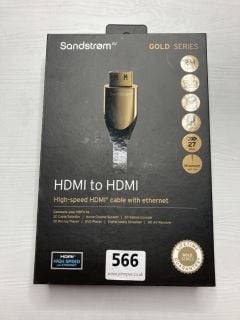 10 X SANDSTROM GOLD SERIES CABLES INC HDMI TO HDMI