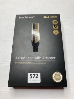 10 X SANDSTROM GOLD SERIES CABLES INC AERIAL LEAD WITH ADAPTOR