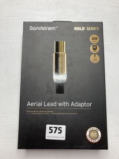 10 X SANDSTROM GOLD SERIES CABLES INC AERIAL LEAD WITH ADAPTOR