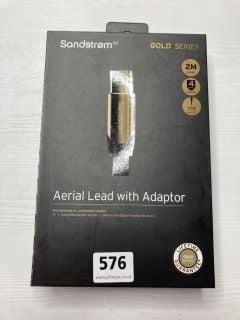 10 X SANDSTROM GOLD SERIES CABLES INC AERIAL LEAD WITH ADAPTOR