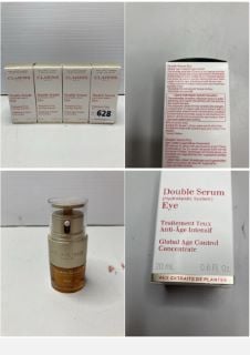 4 X CLARINS EYE DOUBLE SERUM