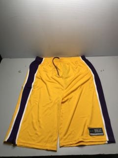 EVERLAST YELLOW BASKETBALL SHORTS UK SIZE 3XL