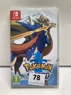 POKEMON SWORD GAME FOR NINTENDO SWITCH (SEALED)