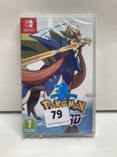 POKEMON SWORD GAME FOR NINTENDO SWITCH (SEALED)